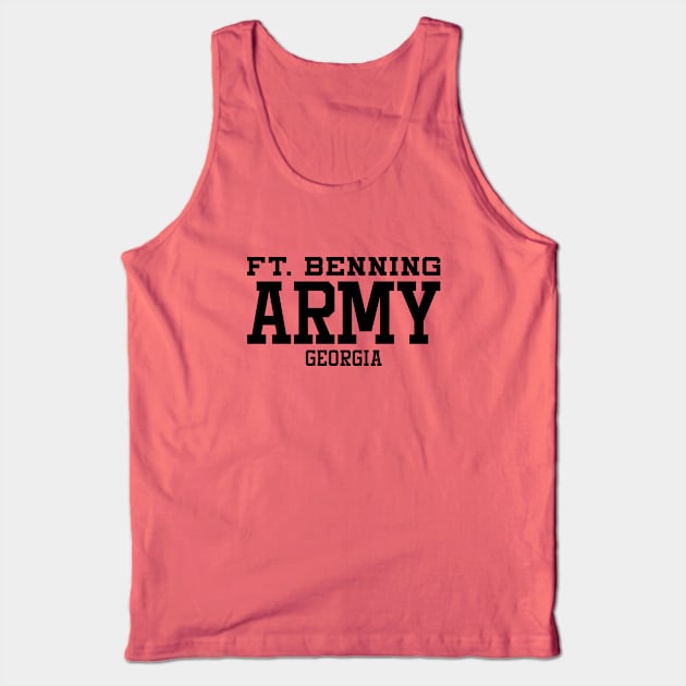 Mod.1 US Army Fort Benning Georgia Military Center Tank Top by parashop